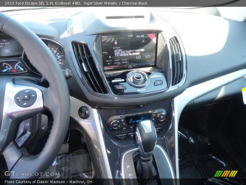 Ingot Silver Metallic / Charcoal Black 2013 Ford Escape SEL 1.6L EcoBoost 4WD