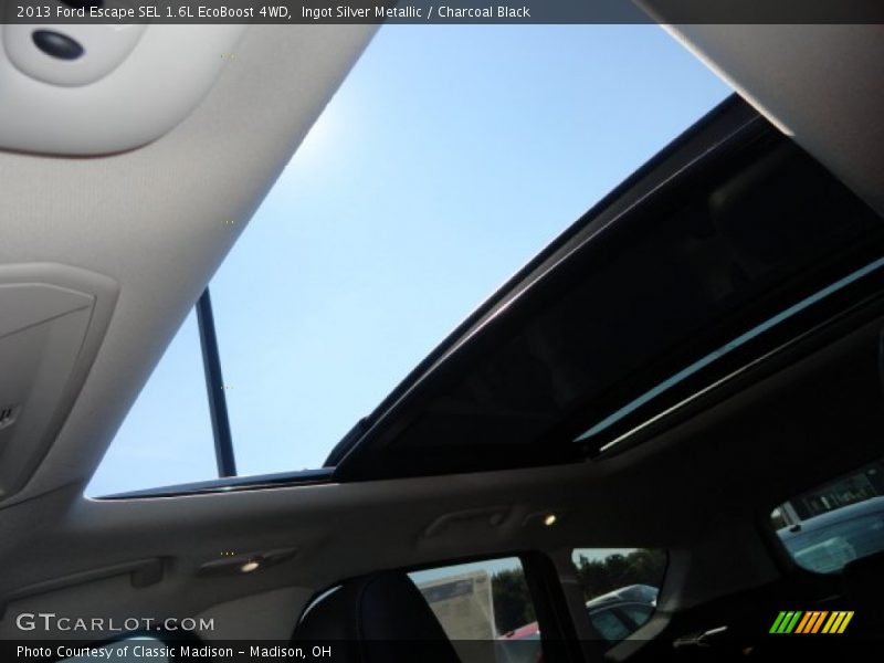 Ingot Silver Metallic / Charcoal Black 2013 Ford Escape SEL 1.6L EcoBoost 4WD