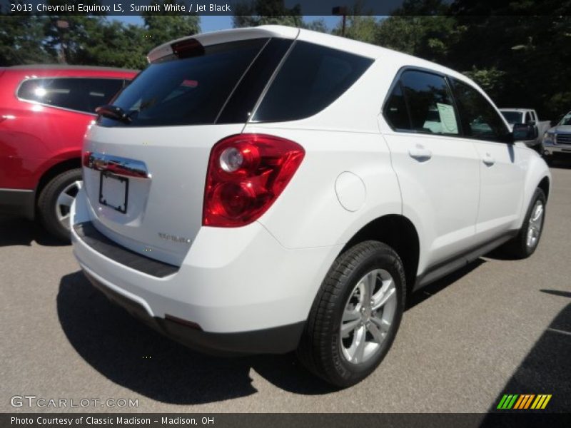Summit White / Jet Black 2013 Chevrolet Equinox LS