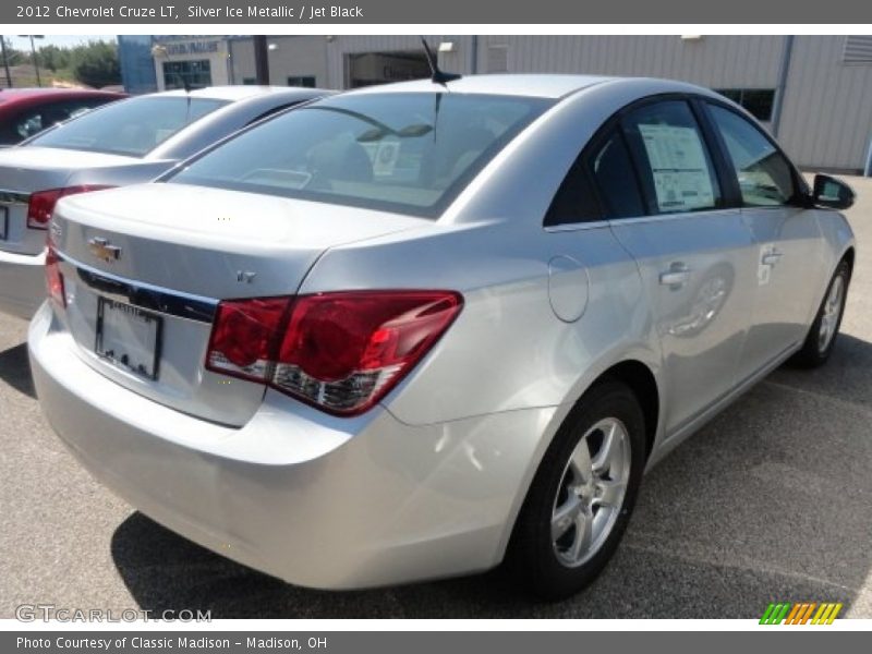 Silver Ice Metallic / Jet Black 2012 Chevrolet Cruze LT