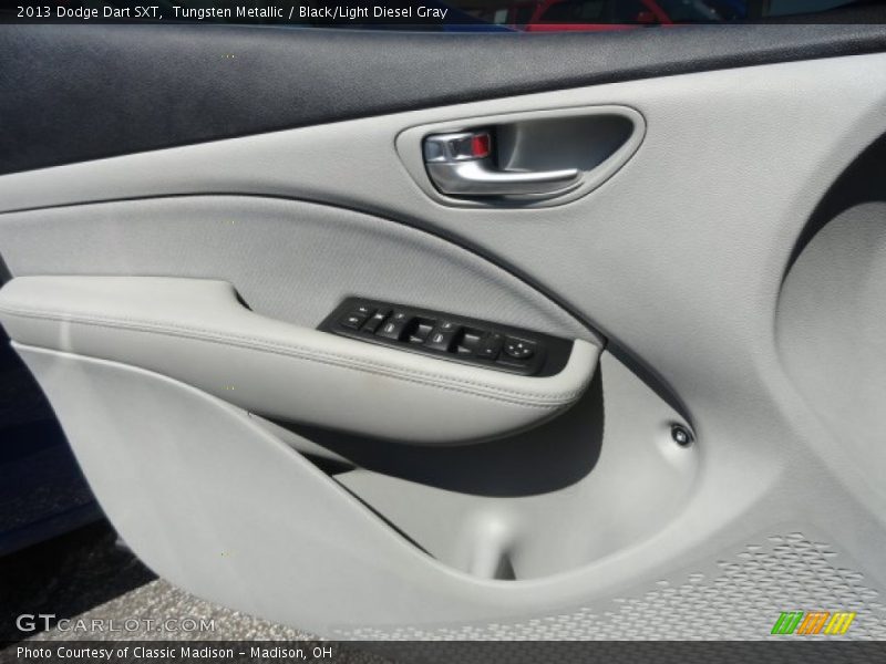 Tungsten Metallic / Black/Light Diesel Gray 2013 Dodge Dart SXT
