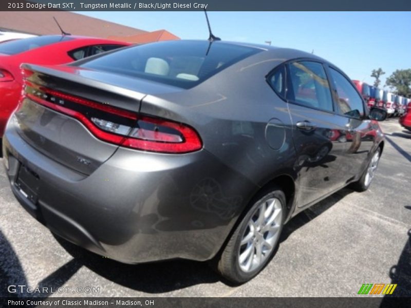 Tungsten Metallic / Black/Light Diesel Gray 2013 Dodge Dart SXT