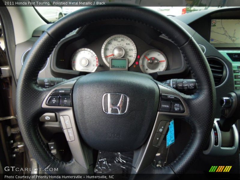 Polished Metal Metallic / Black 2011 Honda Pilot Touring