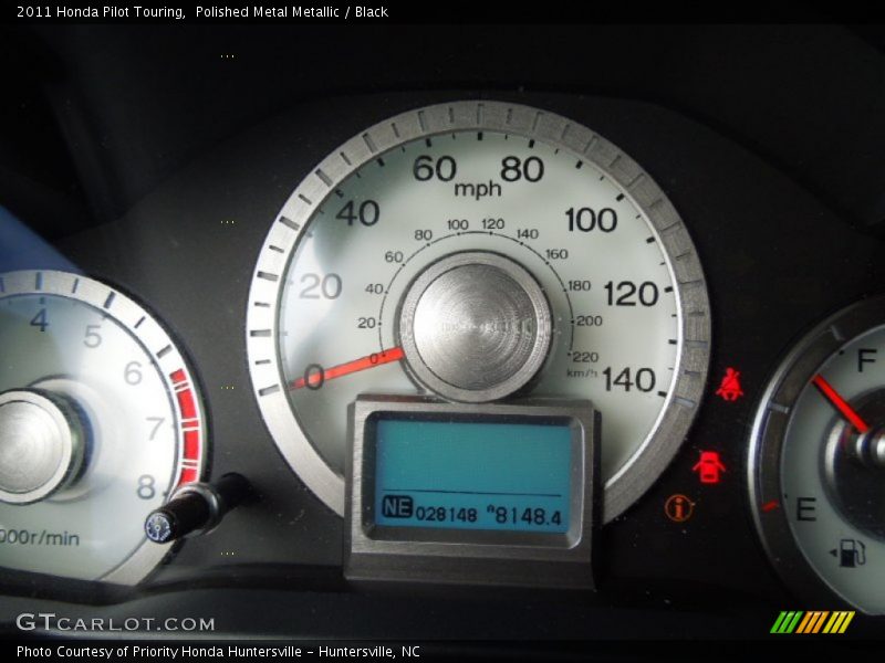 Polished Metal Metallic / Black 2011 Honda Pilot Touring