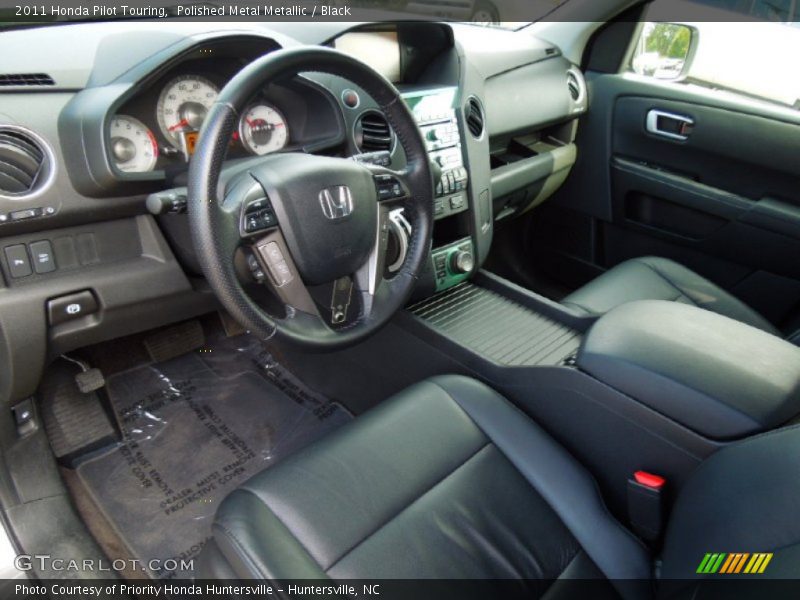 Polished Metal Metallic / Black 2011 Honda Pilot Touring