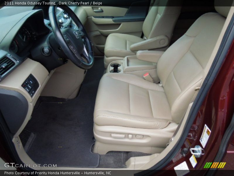 Front Seat of 2011 Odyssey Touring