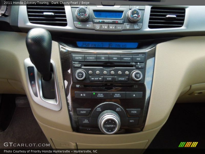 Controls of 2011 Odyssey Touring