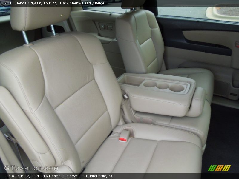 Dark Cherry Pearl / Beige 2011 Honda Odyssey Touring