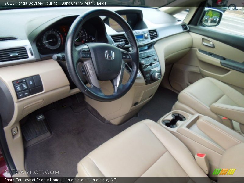 Beige Interior - 2011 Odyssey Touring 