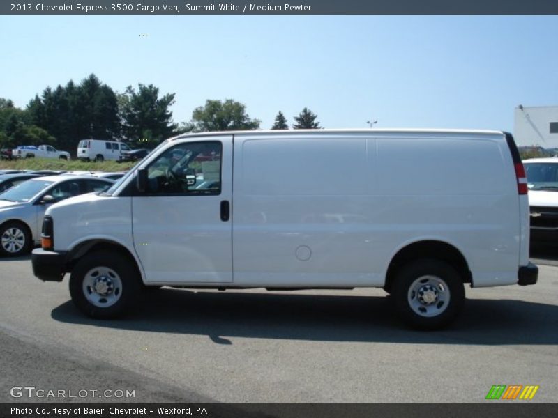 Summit White / Medium Pewter 2013 Chevrolet Express 3500 Cargo Van