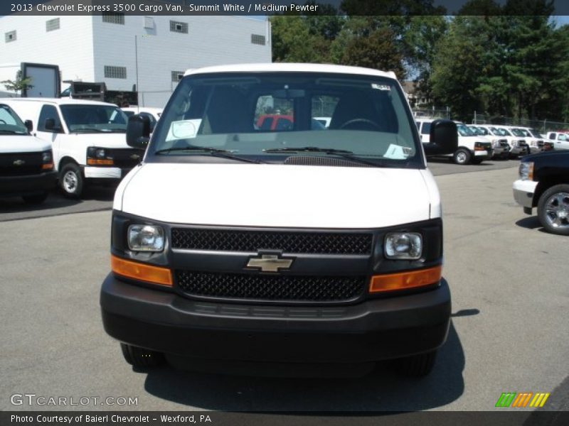 Summit White / Medium Pewter 2013 Chevrolet Express 3500 Cargo Van