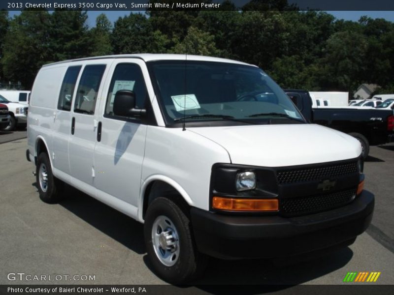Front 3/4 View of 2013 Express 3500 Cargo Van