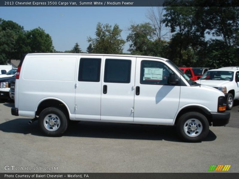  2013 Express 3500 Cargo Van Summit White