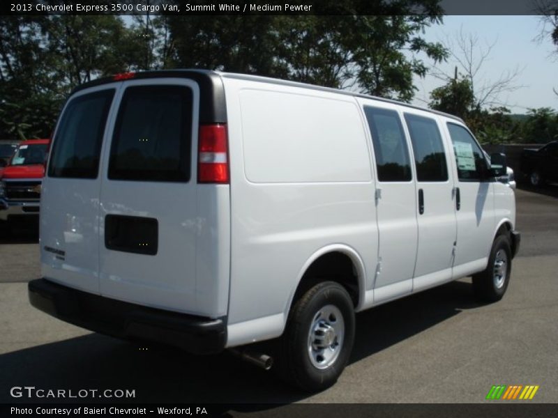 Summit White / Medium Pewter 2013 Chevrolet Express 3500 Cargo Van