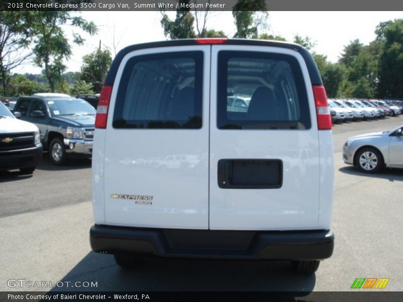 Summit White / Medium Pewter 2013 Chevrolet Express 3500 Cargo Van