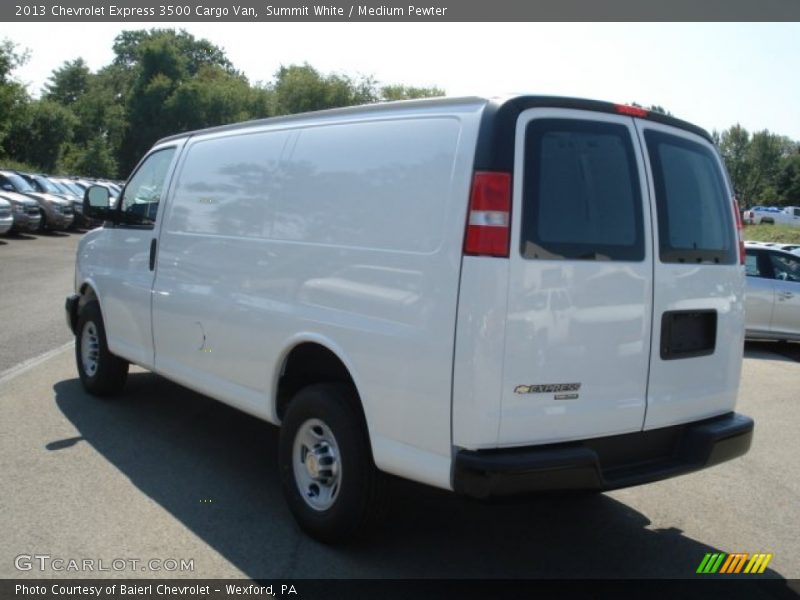 Summit White / Medium Pewter 2013 Chevrolet Express 3500 Cargo Van