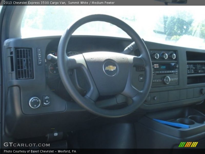 Summit White / Medium Pewter 2013 Chevrolet Express 3500 Cargo Van