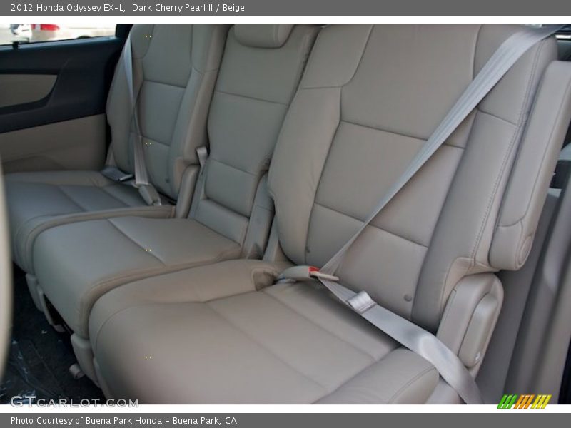 Dark Cherry Pearl II / Beige 2012 Honda Odyssey EX-L
