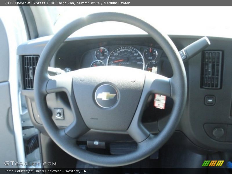Summit White / Medium Pewter 2013 Chevrolet Express 3500 Cargo Van