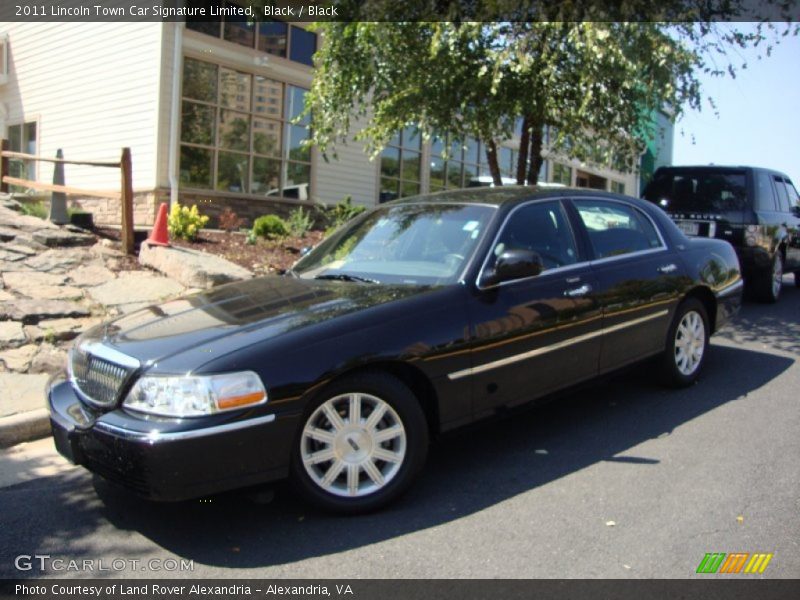 Black / Black 2011 Lincoln Town Car Signature Limited