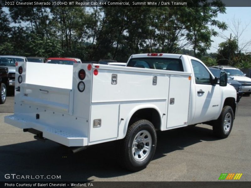  2012 Silverado 3500HD WT Regular Cab 4x4 Commercial Summit White