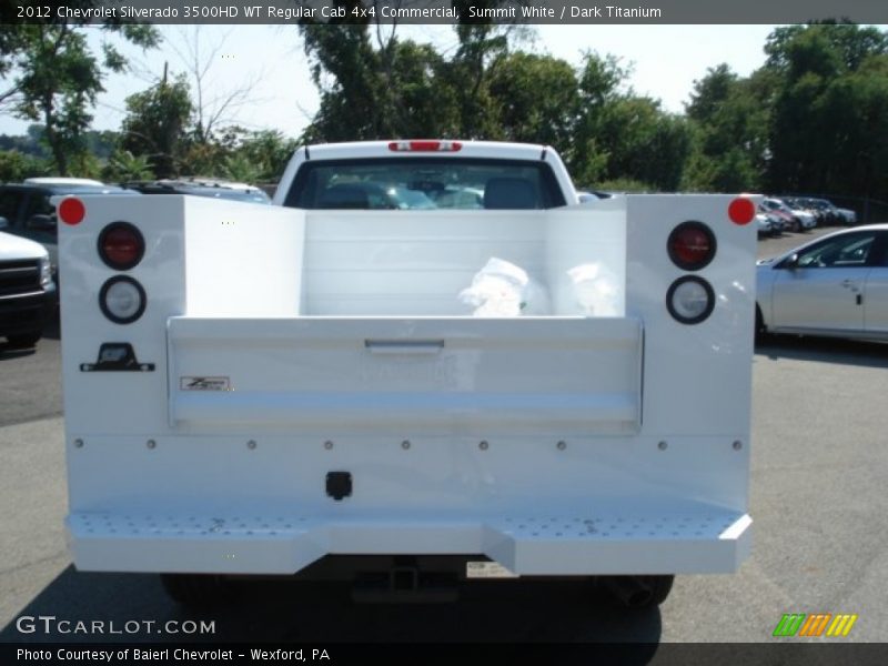 Summit White / Dark Titanium 2012 Chevrolet Silverado 3500HD WT Regular Cab 4x4 Commercial