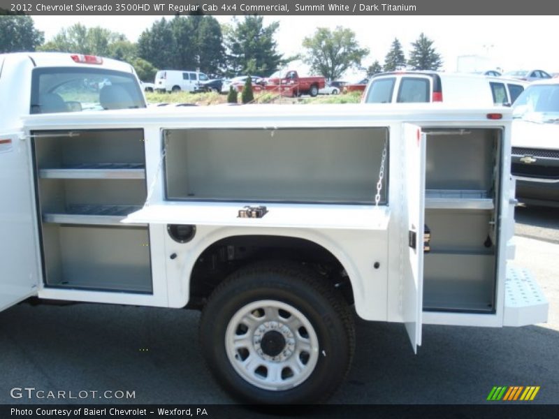 Summit White / Dark Titanium 2012 Chevrolet Silverado 3500HD WT Regular Cab 4x4 Commercial