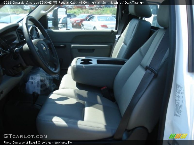 Summit White / Dark Titanium 2012 Chevrolet Silverado 3500HD WT Regular Cab 4x4 Commercial