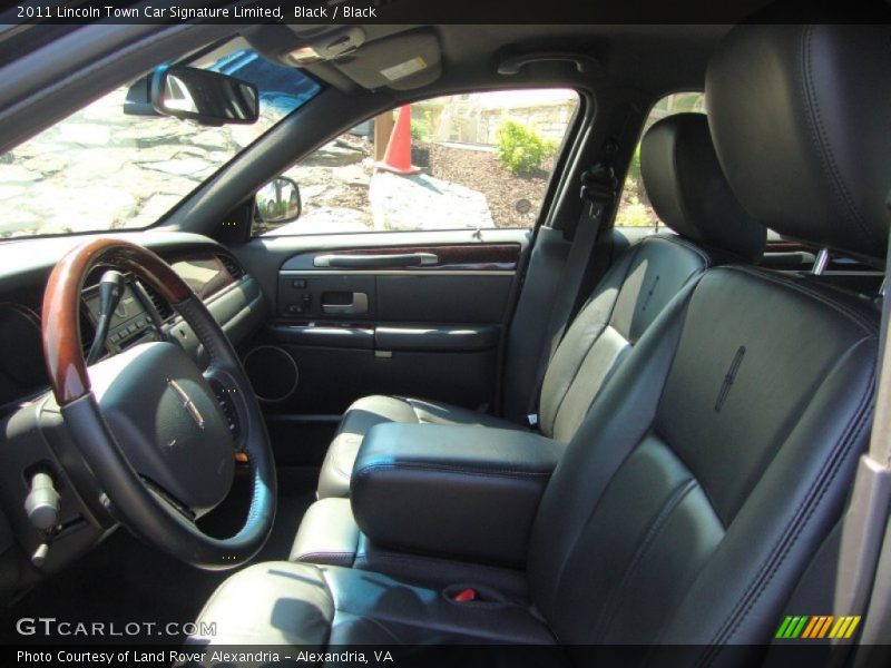 Black / Black 2011 Lincoln Town Car Signature Limited