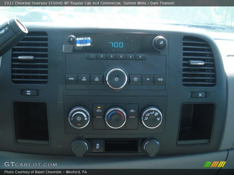 Controls of 2012 Silverado 3500HD WT Regular Cab 4x4 Commercial