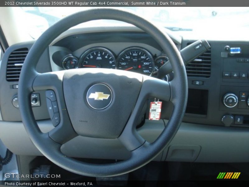  2012 Silverado 3500HD WT Regular Cab 4x4 Commercial Steering Wheel