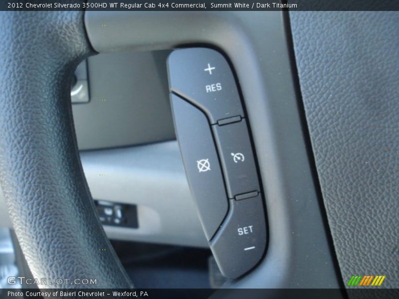 Summit White / Dark Titanium 2012 Chevrolet Silverado 3500HD WT Regular Cab 4x4 Commercial