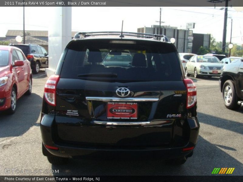 Black / Dark Charcoal 2011 Toyota RAV4 V6 Sport 4WD