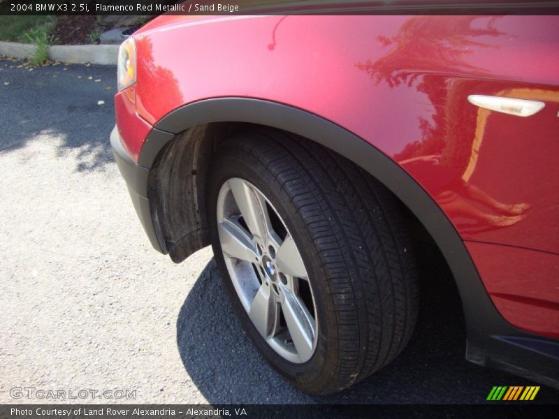 Flamenco Red Metallic / Sand Beige 2004 BMW X3 2.5i