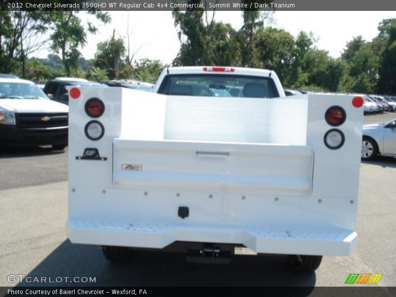 Summit White / Dark Titanium 2012 Chevrolet Silverado 3500HD WT Regular Cab 4x4 Commercial