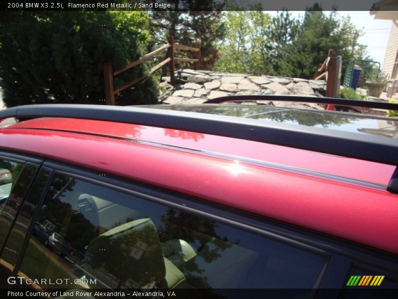 Flamenco Red Metallic / Sand Beige 2004 BMW X3 2.5i