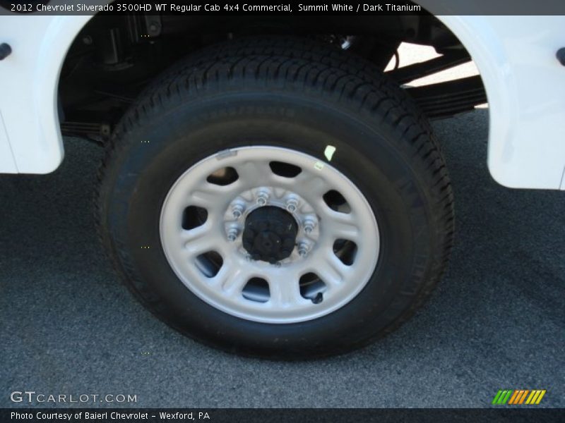Summit White / Dark Titanium 2012 Chevrolet Silverado 3500HD WT Regular Cab 4x4 Commercial