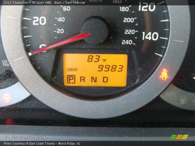 Black / Dark Charcoal 2011 Toyota RAV4 V6 Sport 4WD