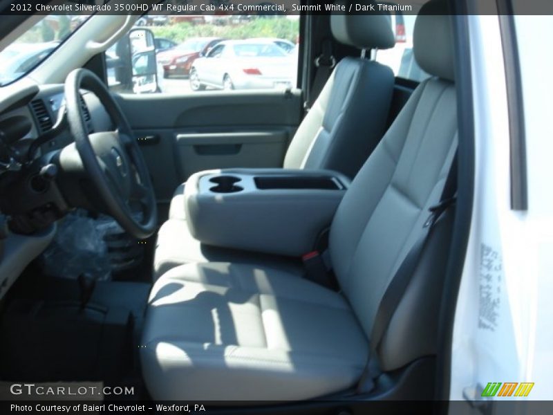 Summit White / Dark Titanium 2012 Chevrolet Silverado 3500HD WT Regular Cab 4x4 Commercial