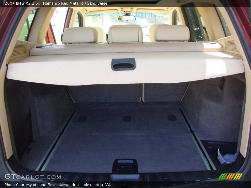  2004 X3 2.5i Trunk