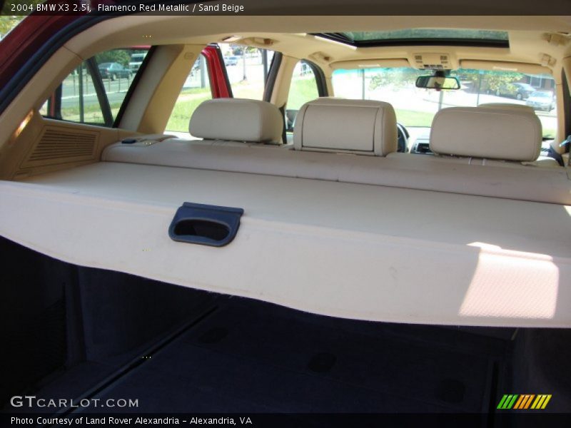 Flamenco Red Metallic / Sand Beige 2004 BMW X3 2.5i