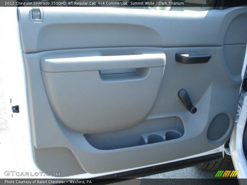 Summit White / Dark Titanium 2012 Chevrolet Silverado 3500HD WT Regular Cab 4x4 Commercial