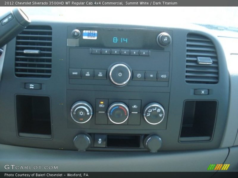 Summit White / Dark Titanium 2012 Chevrolet Silverado 3500HD WT Regular Cab 4x4 Commercial
