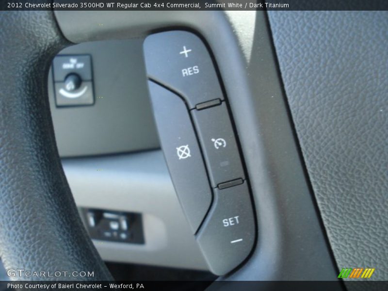 Summit White / Dark Titanium 2012 Chevrolet Silverado 3500HD WT Regular Cab 4x4 Commercial