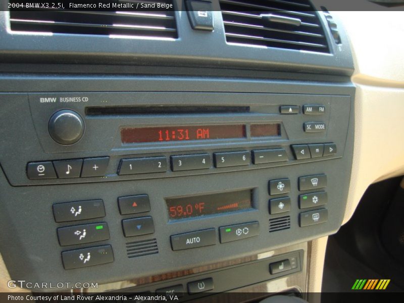 Controls of 2004 X3 2.5i