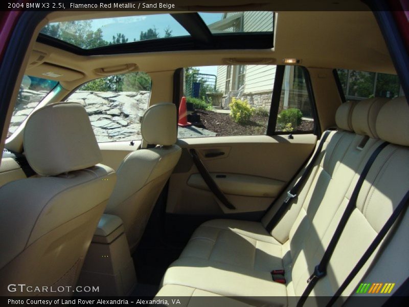 2004 X3 2.5i Sand Beige Interior
