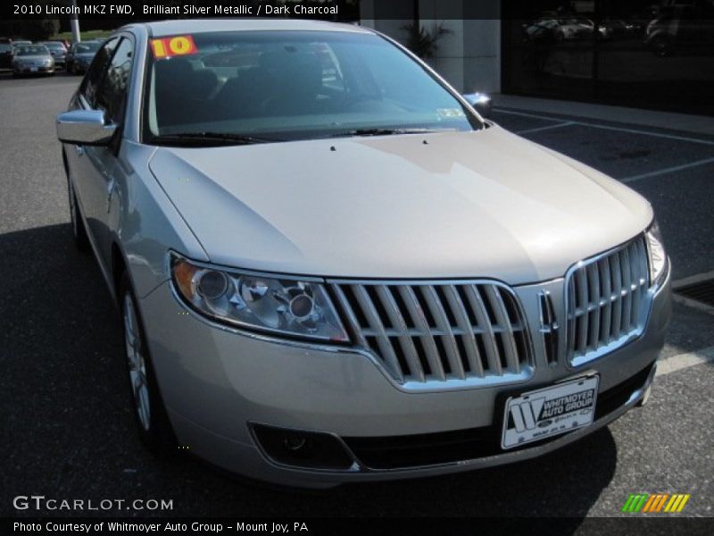 Brilliant Silver Metallic / Dark Charcoal 2010 Lincoln MKZ FWD
