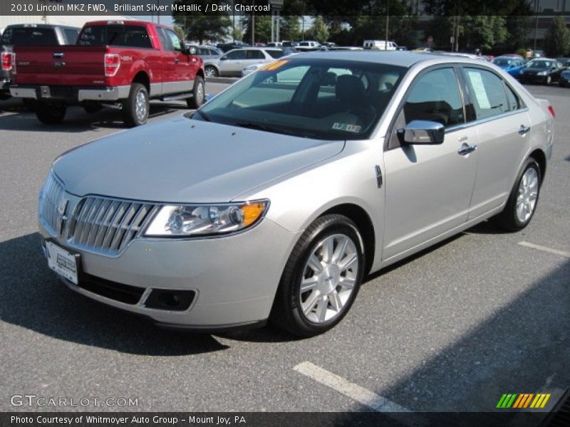 Brilliant Silver Metallic / Dark Charcoal 2010 Lincoln MKZ FWD
