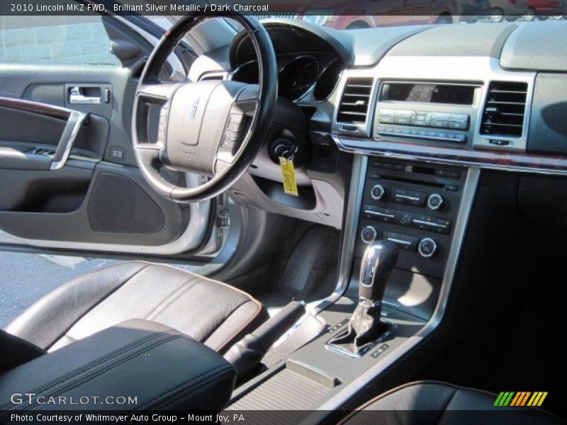Brilliant Silver Metallic / Dark Charcoal 2010 Lincoln MKZ FWD
