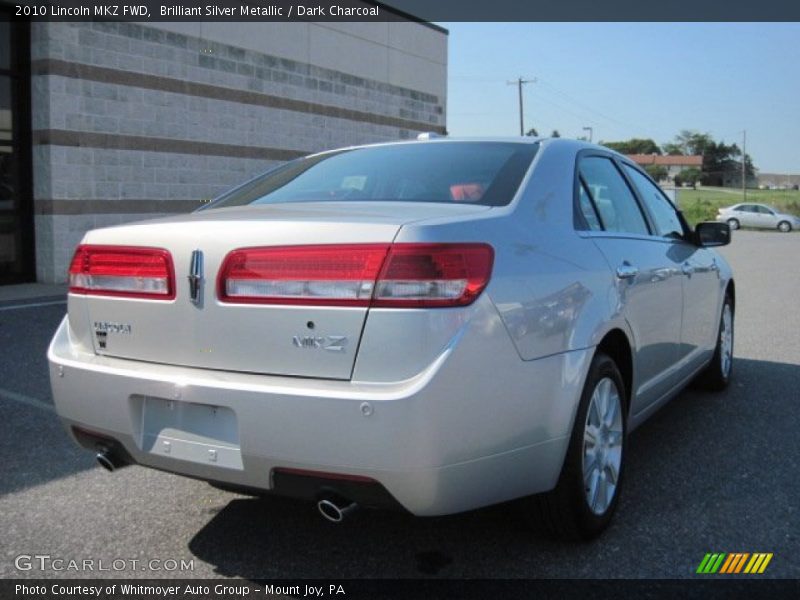 Brilliant Silver Metallic / Dark Charcoal 2010 Lincoln MKZ FWD